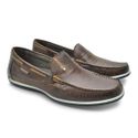 Mocassim Paraty Masculino de Couro - Chocolate