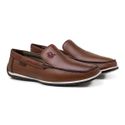 Mocassim Paraty em Couro - Chocolate