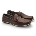 Mocassim Paraty Masculino de Couro - Brown