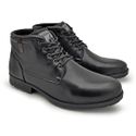 Bota Saara em Couro - Preto