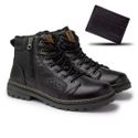 Bota em Couro Masculina Vacanza - Preto
