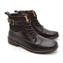 Bota Masculina Montana em Couro - Café