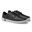 Sapatenis Casual em Couro Masculino North - Preto