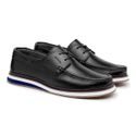 Mocassim Docksider Masculino Laroche Oasis em Couro - Preto