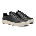 Sapatenis Casual Seul em Couro - Preto + Brinde Bag 30anos
