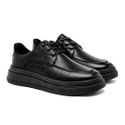 Sapatenis Casual Masculino Laroche Toquio em Couro - Preto