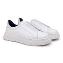 Sapatenis Casual Masculino Laroche Toquio em Couro - Branco