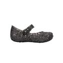 Mini Melissa Sapatilha Campana Papel Baby - Preto Glitter