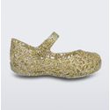 Mini Melissa Sapatilha Campana Zig Zag VI SP Baby - Ouro