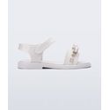 Mini Melissa Sandália Charming Baby - Branco