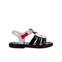 Mini Melissa Sandalia Hip+Hello Kitty Baby - Preto