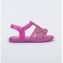 Mini Melissa Sandália Luminous Baby - Rosa Glitter 
