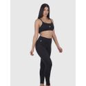 Legging Preto Usup Confort Poliamida UV 50+ Blackout