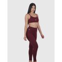 Legging Bordô Usup Confort Poliamida UV 50+ Blackout