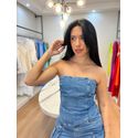 Blusa Jeans Lavegem Escuro 