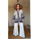 Kimono Peixe Corrente Estampado