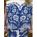 Blusa Quadrada Santorini Estampado