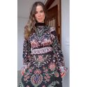 Blusa Manga Jardim Maravilhoso Estampado