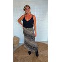 Blusa Alça Seda Crepe Preto