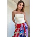 Top Faixa Saori Off White
