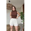Short Em Linho Cru