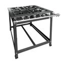 Fogão Industrial 4 Bocas 2D/2S Baixa Pressão P5 G30x30 Standart - MR Fogões
