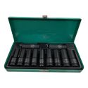 Jogo de Soquete de Impacto Sextavado 1/2 Pol 10 a 24mm com 11 Peças 1326255 Stels