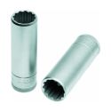 Soquete Estriado Crv Longo 5/8 Pol Encaixe 1/2 Pol 015.755 Gedore