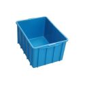 Caixa Plástica PP Fechada Azul 130L PB1010 Plasbox