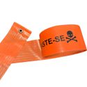 Fita de Sinalização Laranja Perigo Afaste-Se 30m x 7cm Mixseg