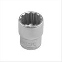 Soquete Estriado Crv Curto 30mm Encaixe 1/2 Pol 015.119 Gedore