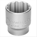 Soquete Estriado Crv Curto 27mm Encaixe 1/2 Pol 44833127 Tramontina Pro