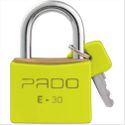 Cadeado Com Haste De Aço Amarelo 30mm Sm Lt-30 Pado