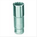Soquete Estriado Crv Longo 10mm Encaixe 1/2 Pol 015.705 Gedore