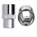Soquete Sextavado Crv Curto 8mm Encaixe 1/4 Pol 3300070 Gedore Red