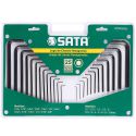 Jogo de Chave Hexagonal 3/64 a 3/8 Pol ST09120SJ Sata