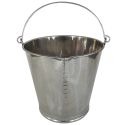 Balde Graduado 15 Litros em Aço Inox com Bico LPK-BG15B Lapek