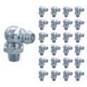 Kit Graxeira Aço Zincado 90° 3/8 Pol com 25 Unidades FNT-1025 Fiontar