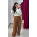 Pantalona Sarja- MARROM 