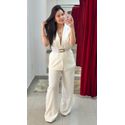 Conjunto Alfaiataria (Pantalona/Max Colete) - OFF WHITE