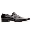 Sapato Social Masculino Preto em Couro 