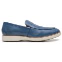Sapato Casual Azul Sky em Couro 