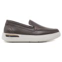Sapato Jota Pe Casual Marrom em Couro Air Sonic