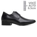 Sapato com Salto Interno Jota Pe Preto Grow Air Detroit 