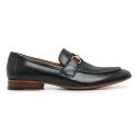 Sapato Social Couro Preto Wood