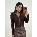 Cardigan Trico Zíper Aurora