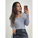 Cardigan Trico Zíper Aurora