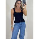 Blusa Tricot Peplum