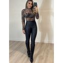 Calça Skinny Courino
