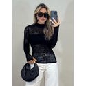 Blusa Tricot Rendado